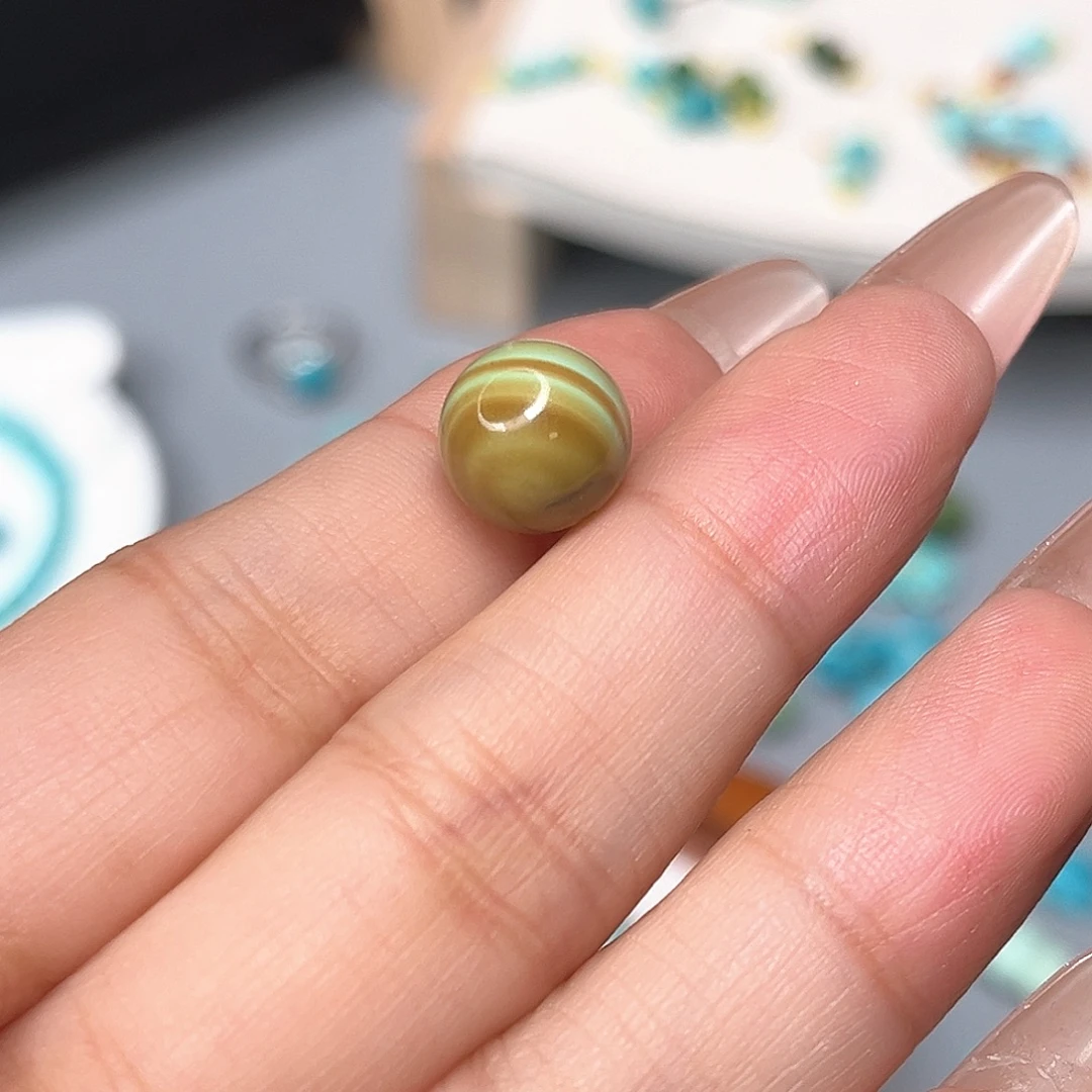 未镶嵌绿松石珠宝半成品