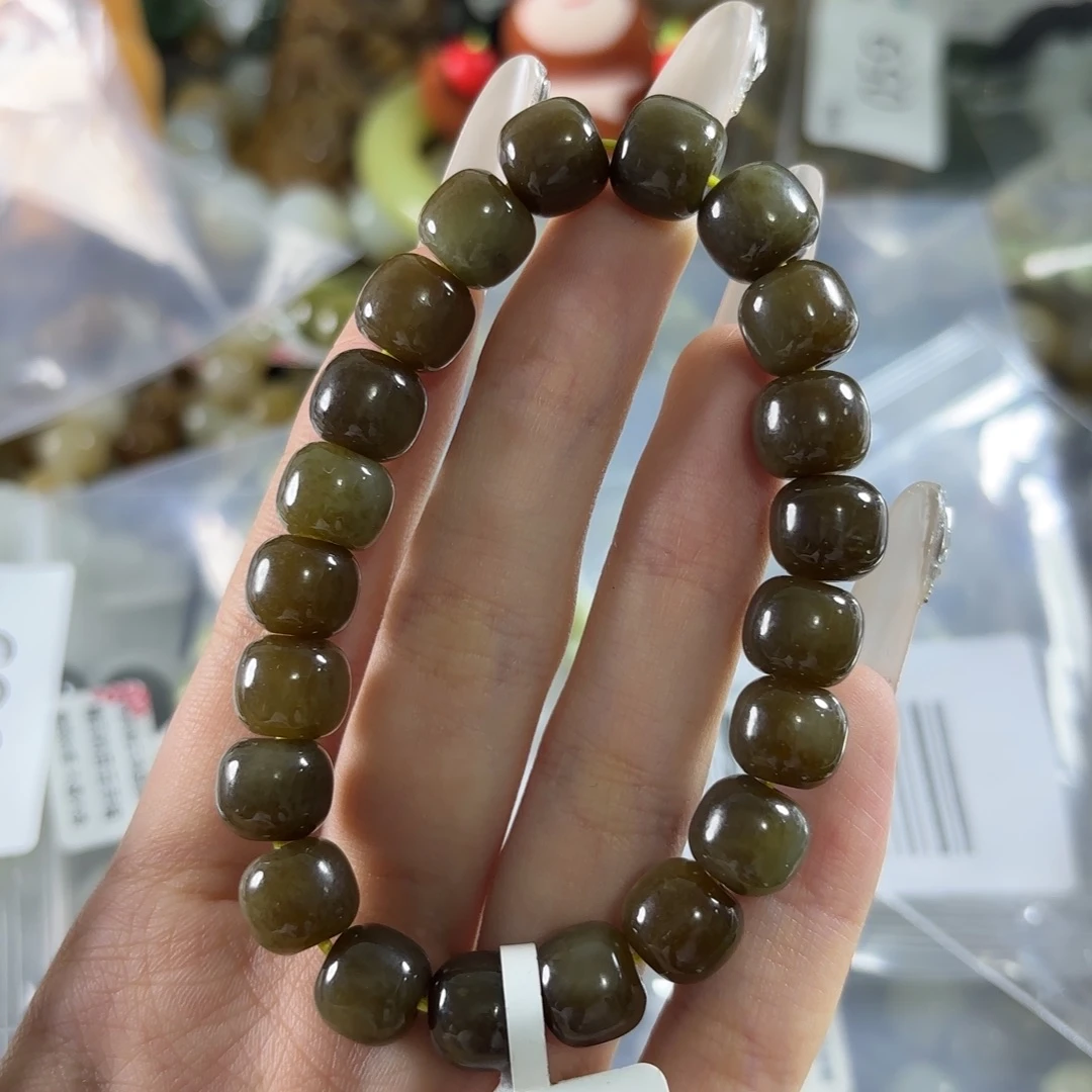 和田玉未镶嵌手链36