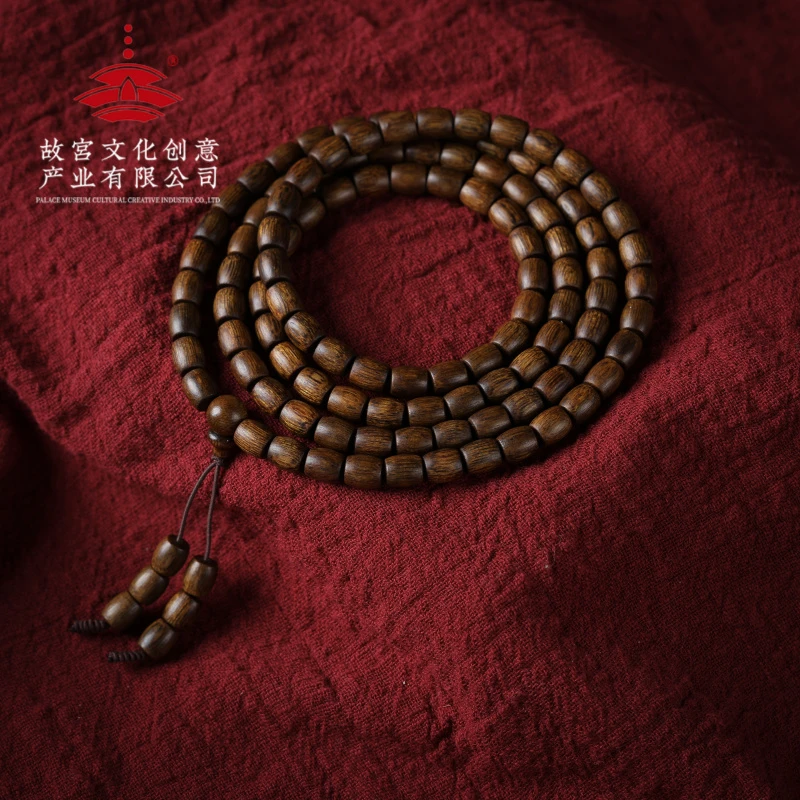 【重华岁贡】沉香手串-富森红土设计款脖挂长链手串多圈