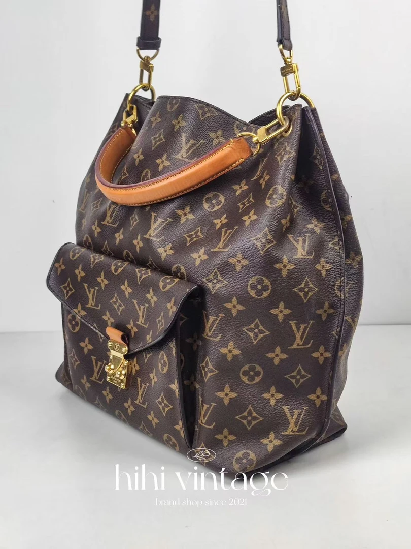 99新 LouisVuitton/路易威登 老花手提单肩包/17367602