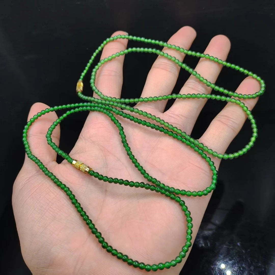 【龙龙严选】翡翠妈妈链GS【多样性发其一】约3mm+