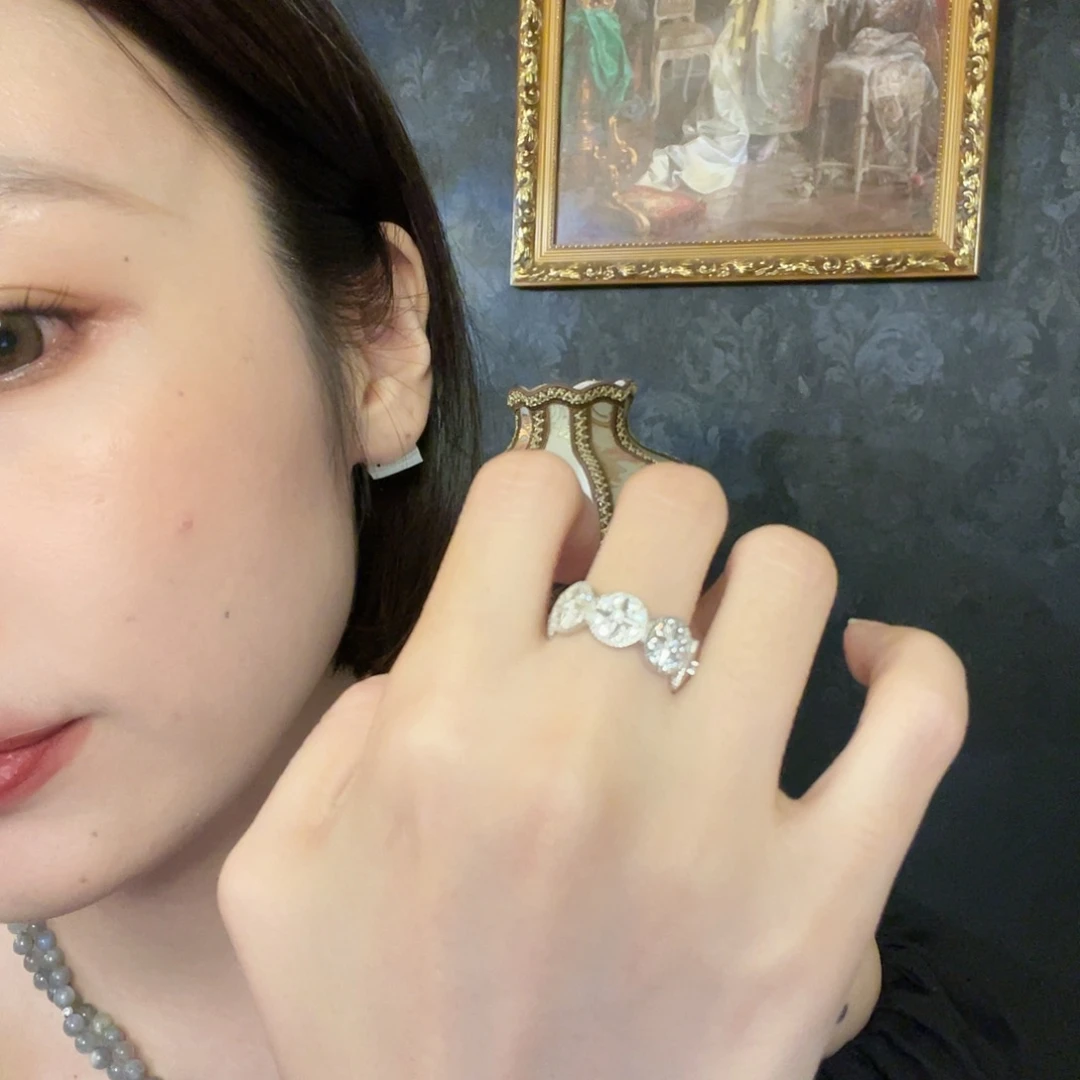*****黄铜珐琅925银戒指