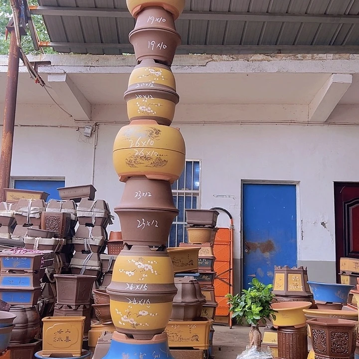 紫砂花盆紫砂花盆