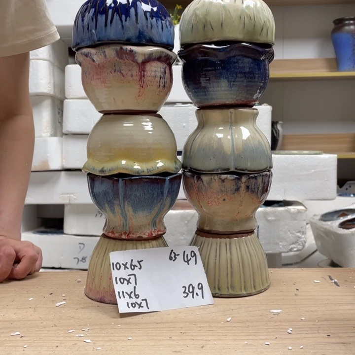 紫砂花盆多肉花盆微瑕49