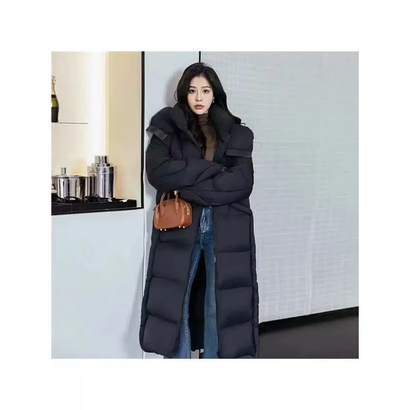 长款羽绒服女冬季爆款2024新款百搭防风加厚保暖鹅绒外套RQ3309