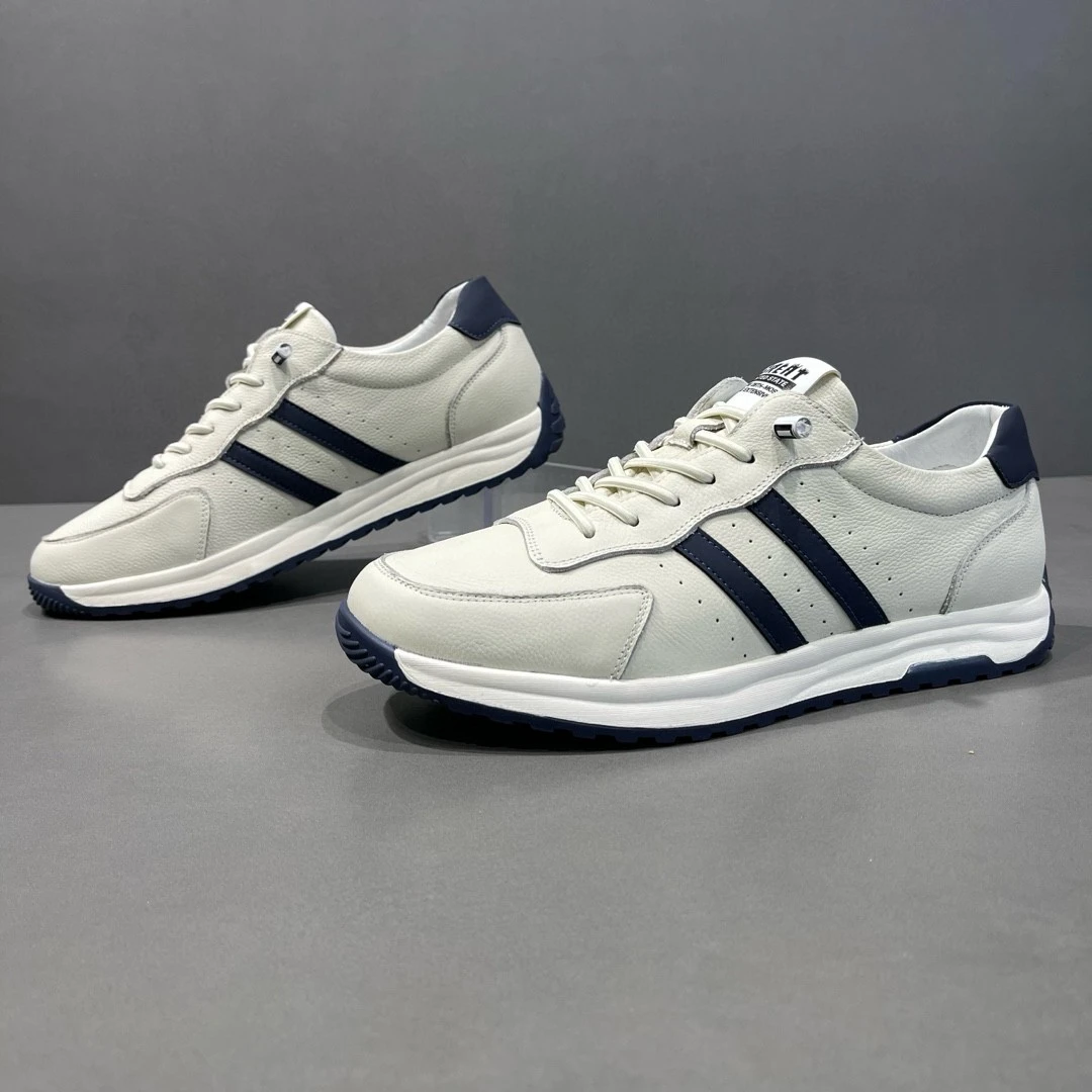 路易圣戈希夏季透气轻薄板鞋新款男鞋休闲时尚百搭潮男运动阿甘鞋