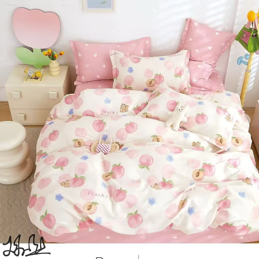 吸汗亲肤100%床品套件95以上95%以上合格品可爱