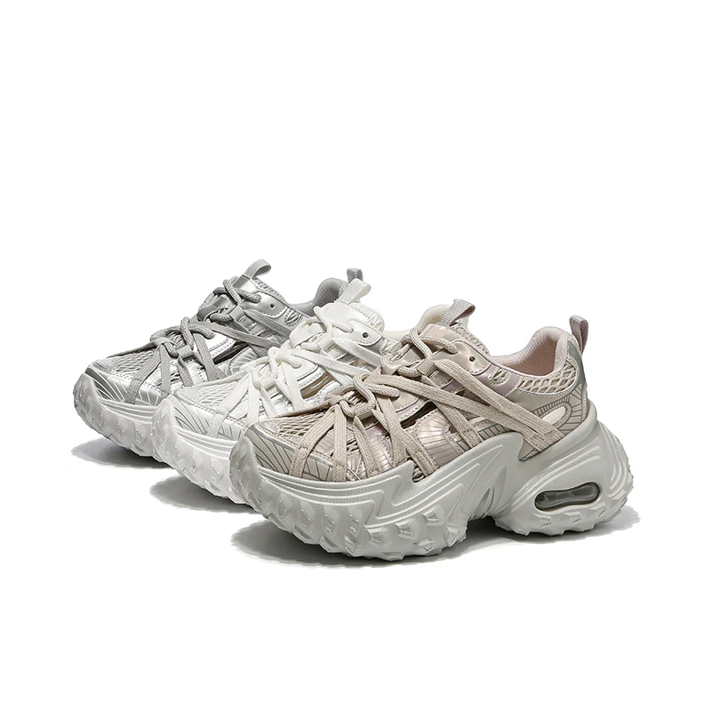 厚底休闲鞋夏季女士老爹鞋时尚女鞋春季网红鞋子透气s20