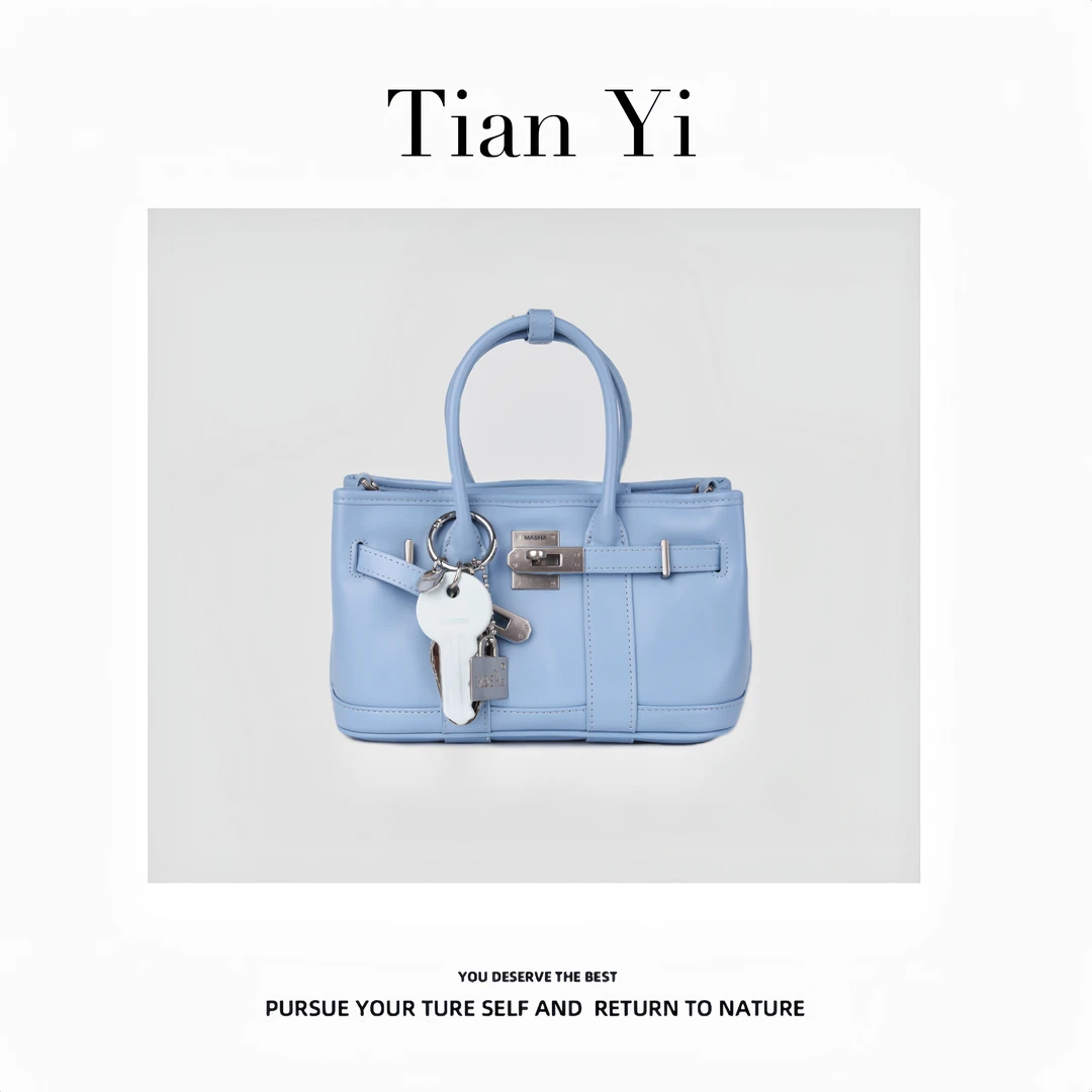 99139 海盐布丁蓝-2025新款轻奢单肩手提斜跨包