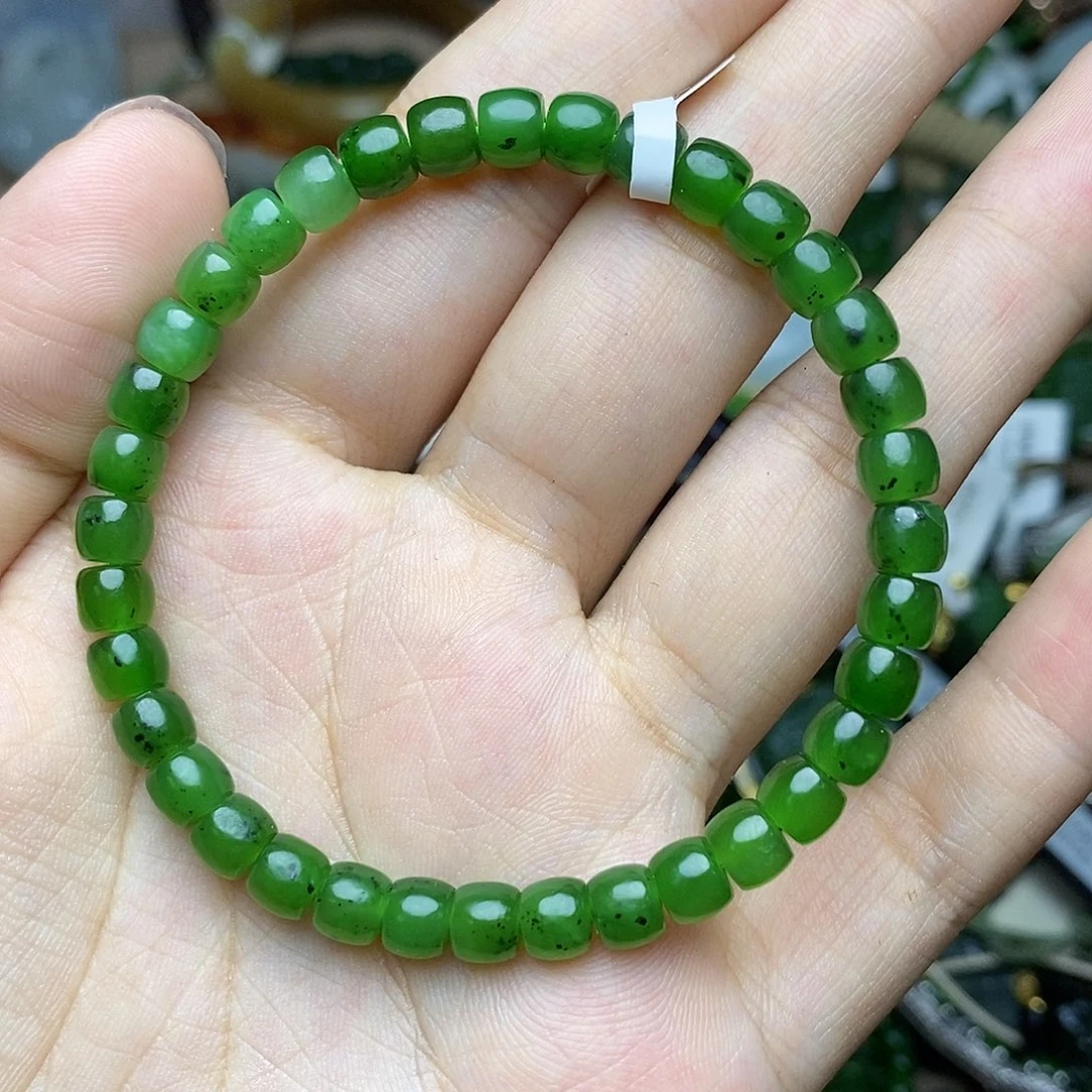 手串未镶嵌和田玉（碧玉）
