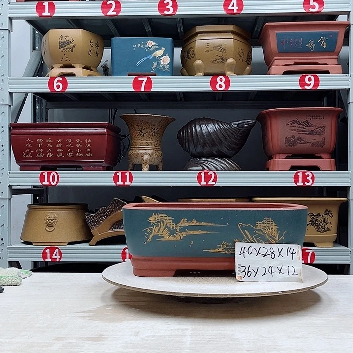 紫砂花盆紫砂花盆