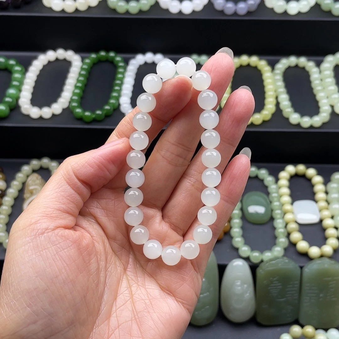 和田玉未镶嵌手链