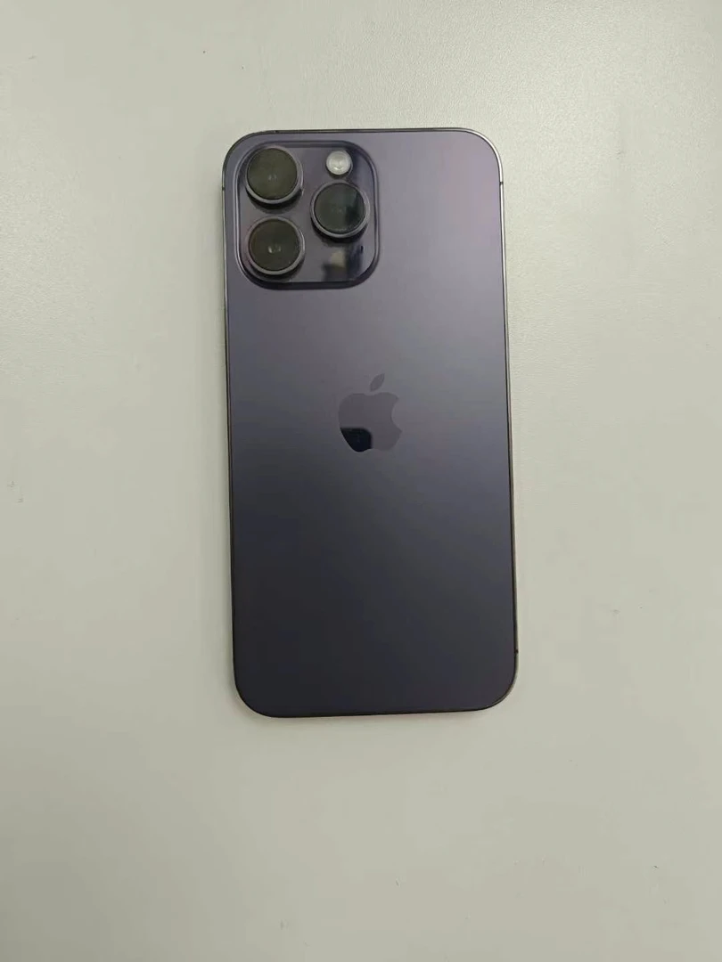 9新 Apple/苹果 苹果14promax 暗紫 128G 成色完美 国行双卡