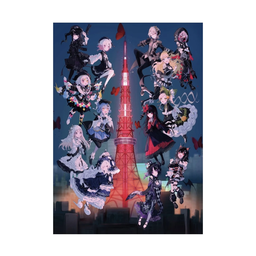 【国现】魔法少女的魔女裁判 东京塔联动 亚克力杯垫 吧唧 特典