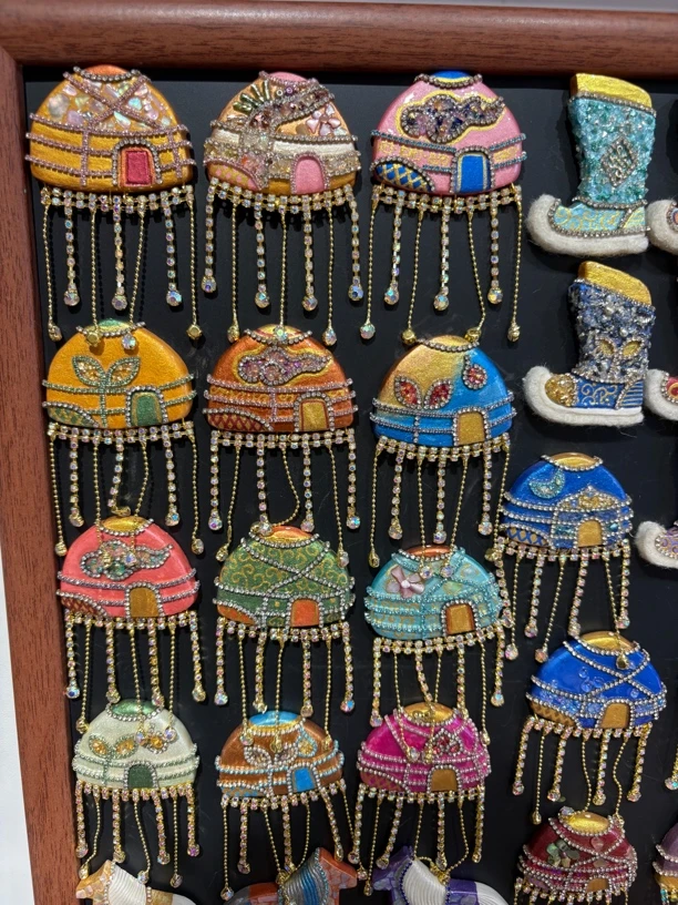 蒙古包亮晶晶 冰箱贴（每款就一个孤品）