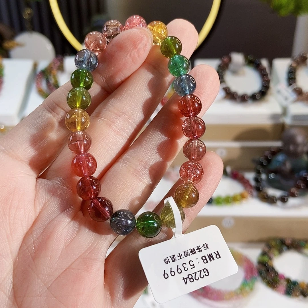 手串未镶嵌碧玺G2284素圈颜色微差
