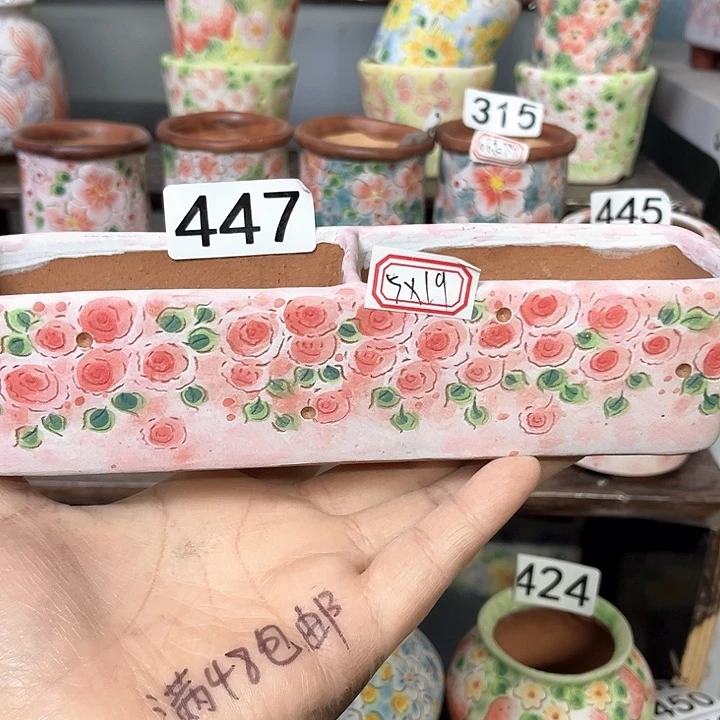 手工制作多肉花盆