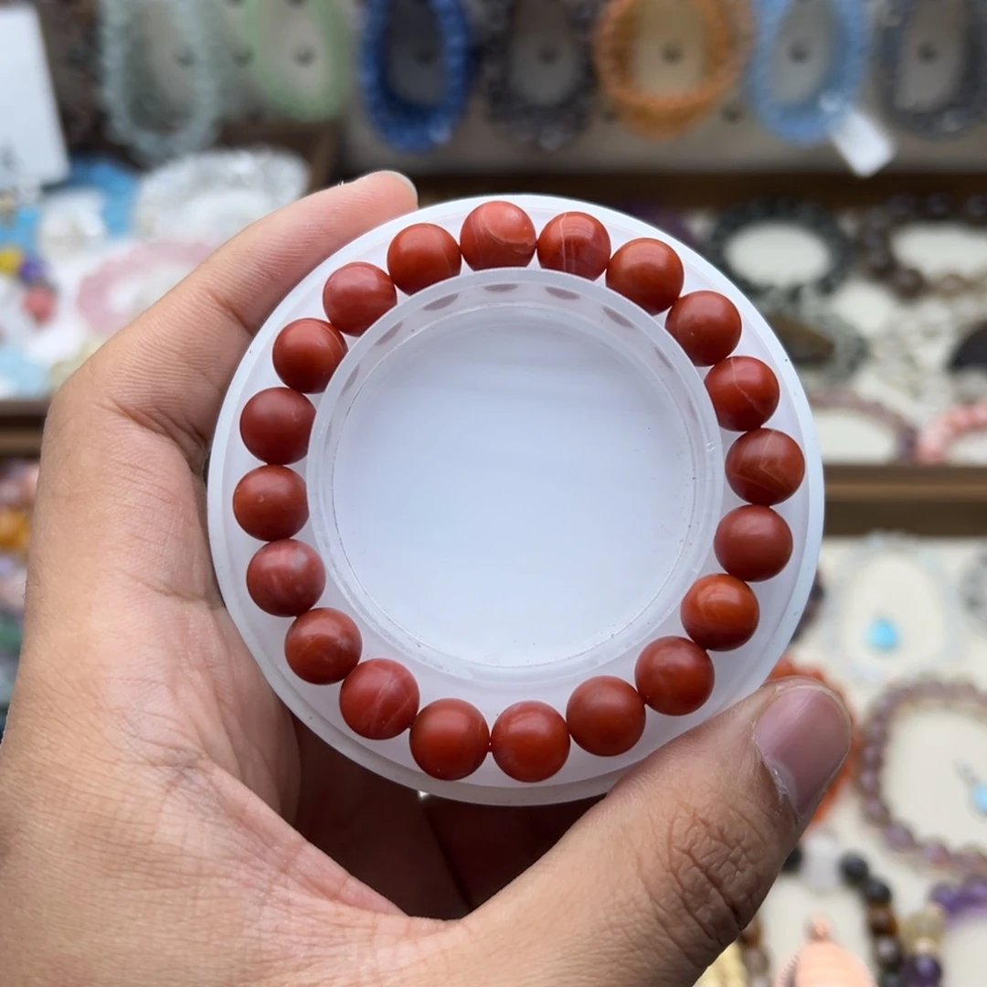 手链水晶未镶嵌10咪满肉南红