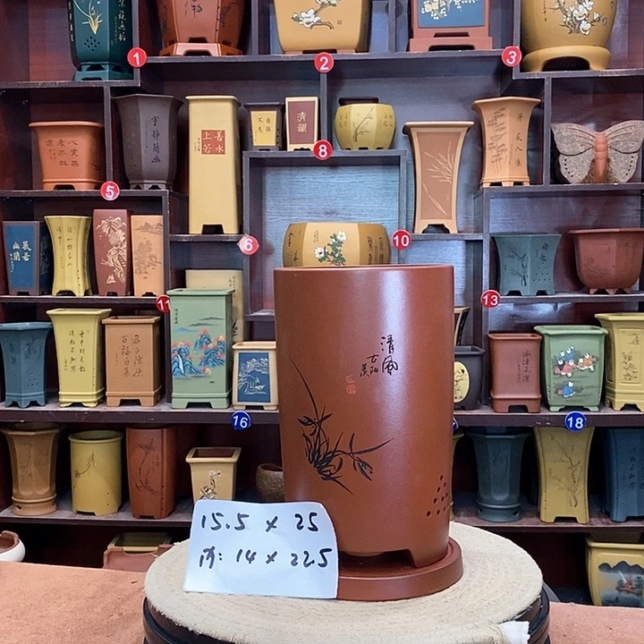 紫砂花盆紫砂花盆