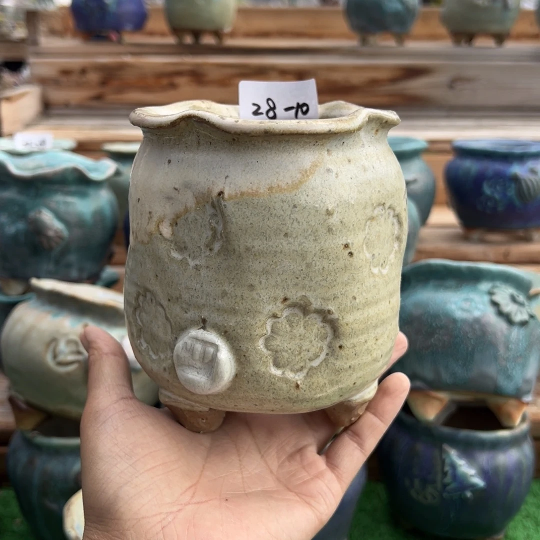晴***28-10花盆小鹿园艺