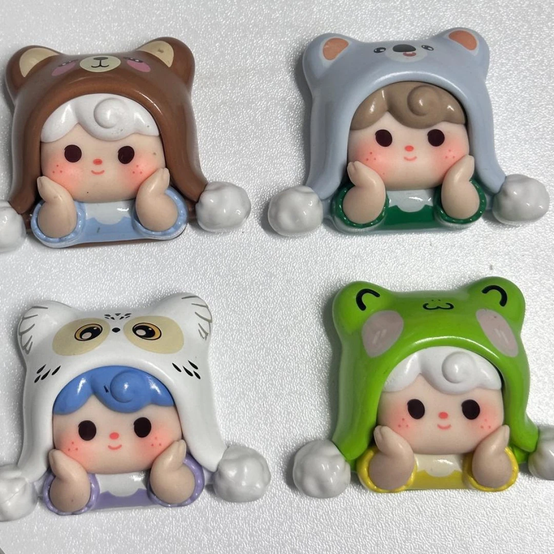 泼天富贵冰箱贴系列萌粒盲袋盒手办潮玩