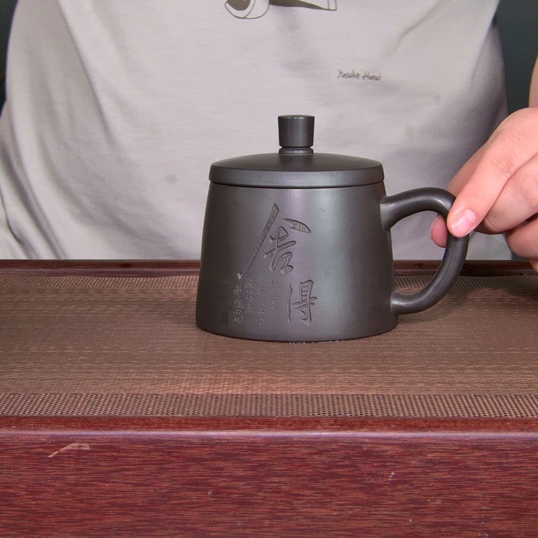 茶杯紫砂高货放漏