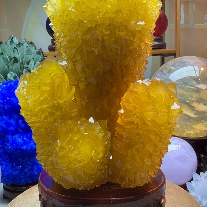 崛***起石材摆件 一物一拍