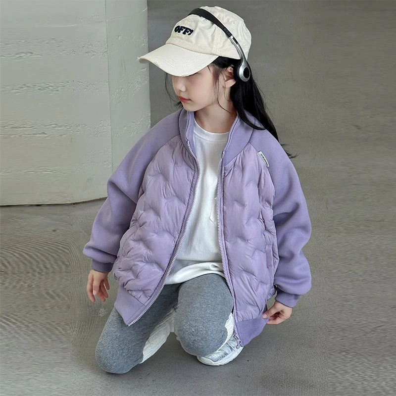 【万达撤柜】【内外两穿】新款儿童羽绒服2025女童冬季中大童男童保暖