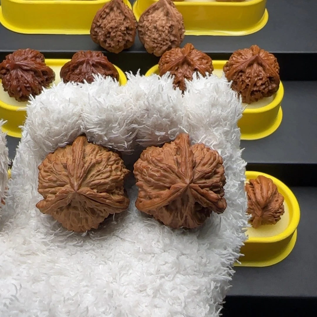 文玩核桃把件白奔全36