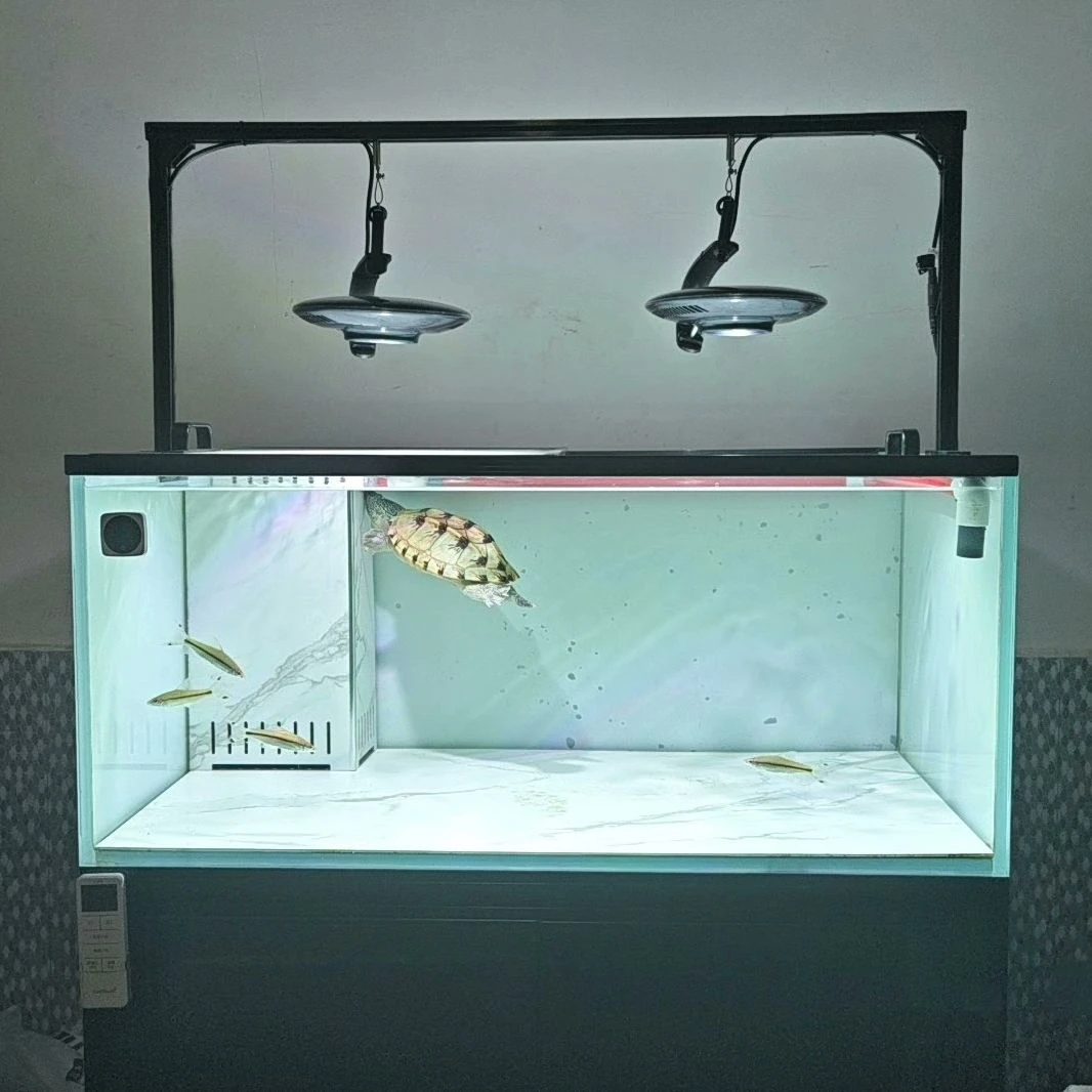 鱼缸龙门架灯架固定配平支架适缸支极光替特利神器尼溪流筒灯飞碟