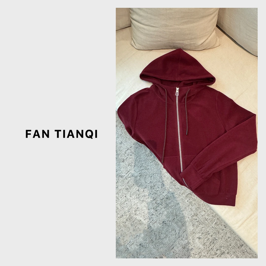 范天奇/FAN TIANQI【云感呼吸】360克单面磨毛开衫外套FYOT57154