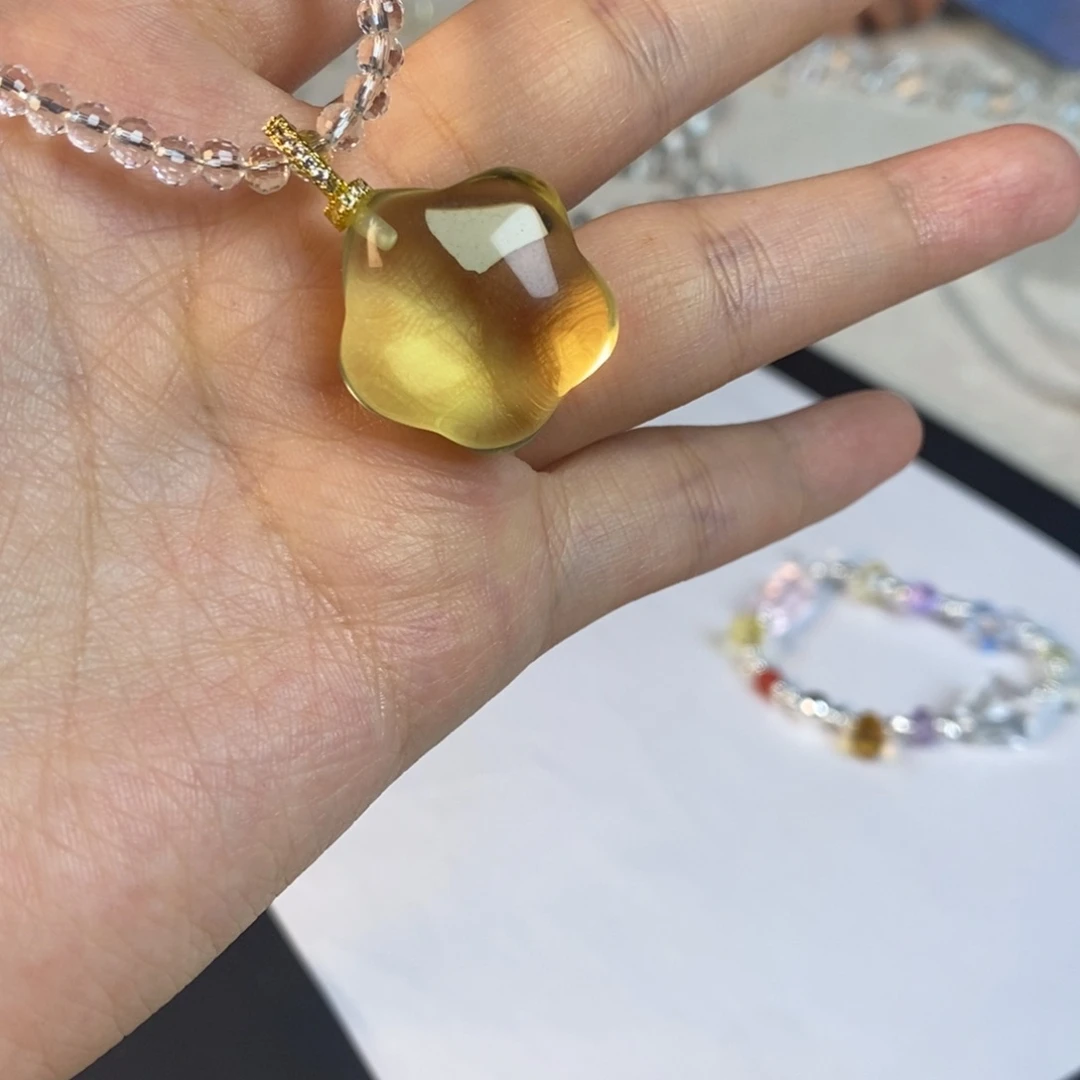 无非金属项链黄水星星单颗