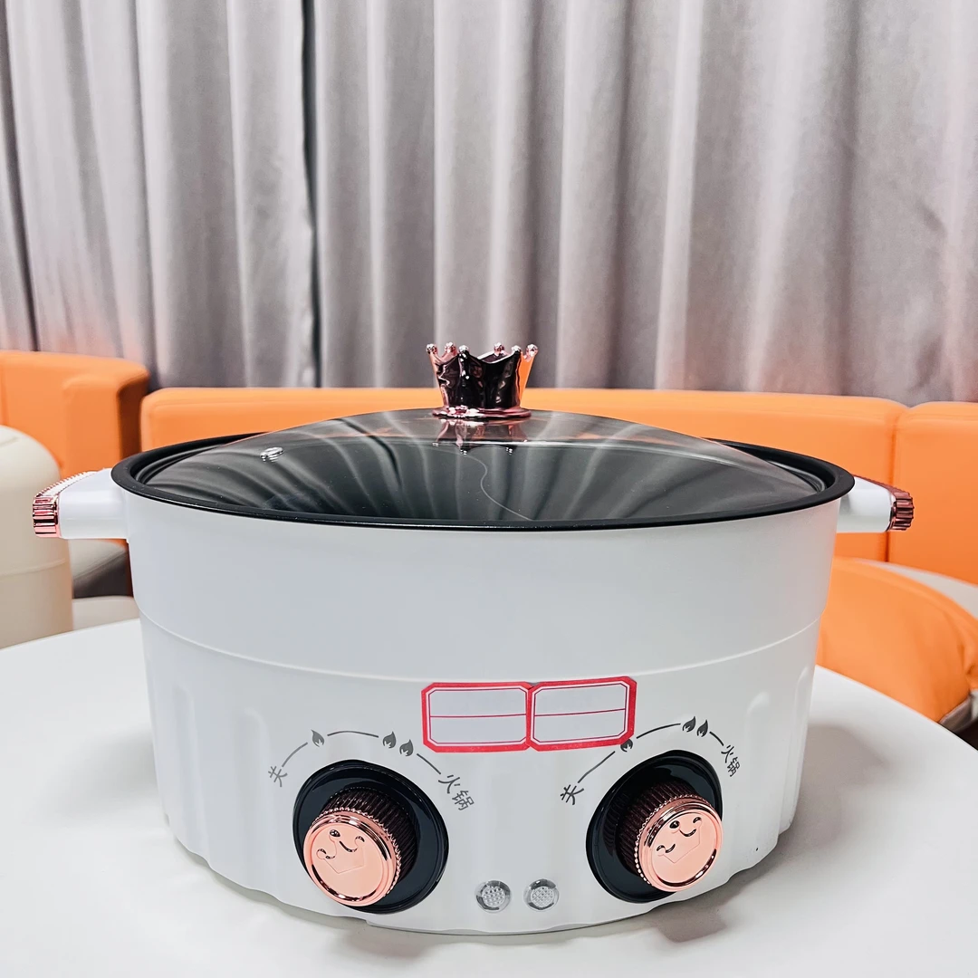 电煮锅 家用鸳鸯电煮锅 双旋钮 FF