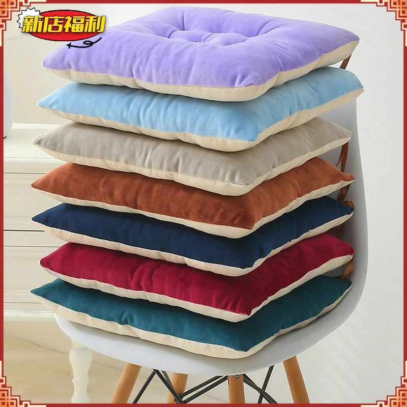 坐垫电脑椅垫屁垫学生毛绒加厚板凳教室凳子办公室加厚座垫D172
