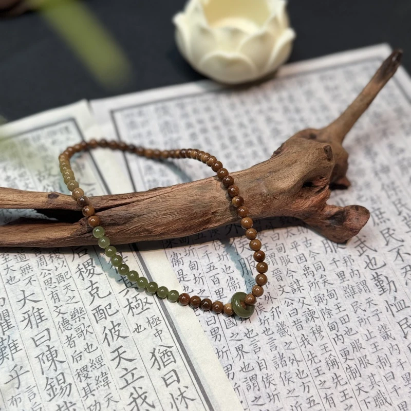 库克双拼带跑环双圈精美手串MK969