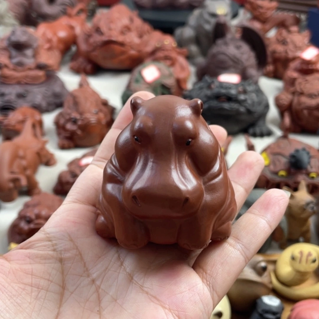 【闪购商品】紫砂茶宠紫砂河马