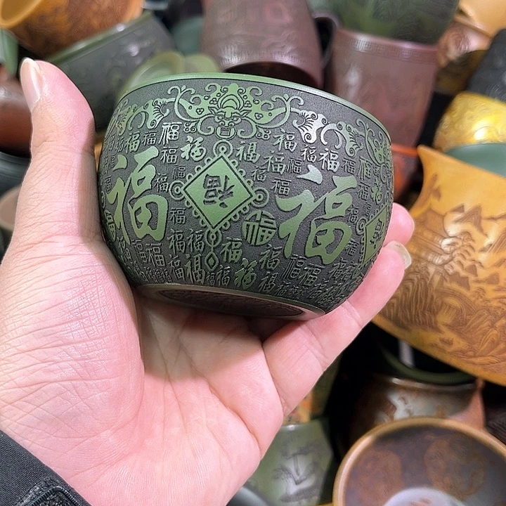 茶杯紫砂全手工紫砂主人杯