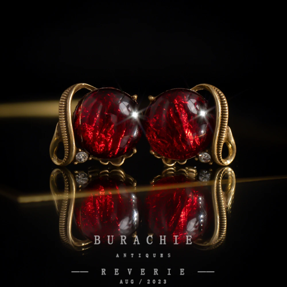 铜合金仿水晶耳饰 【7454】周年珍藏英｜经典原标克拉款CrownFrett