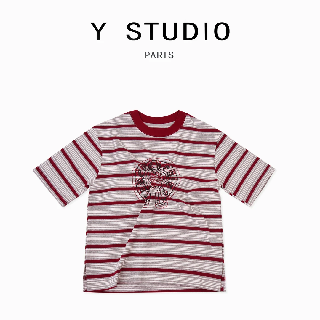 【大妮专属】（编织梦）2025春季设计重工款气质百搭男女款短袖T恤