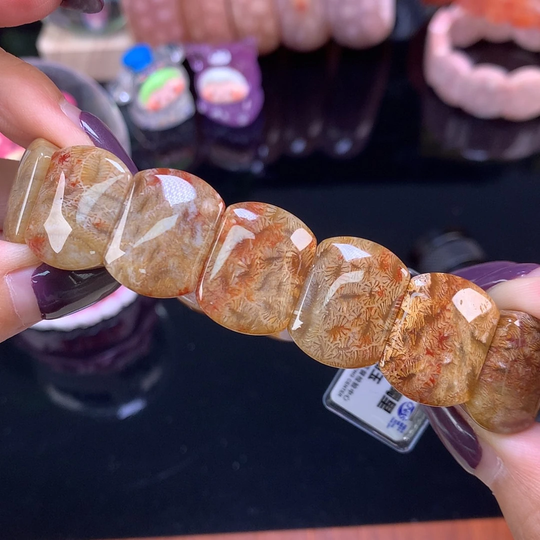 【闪购商品】颈饰未镶嵌硅化珊瑚（珊瑚玉）福利手牌超漏（19号）