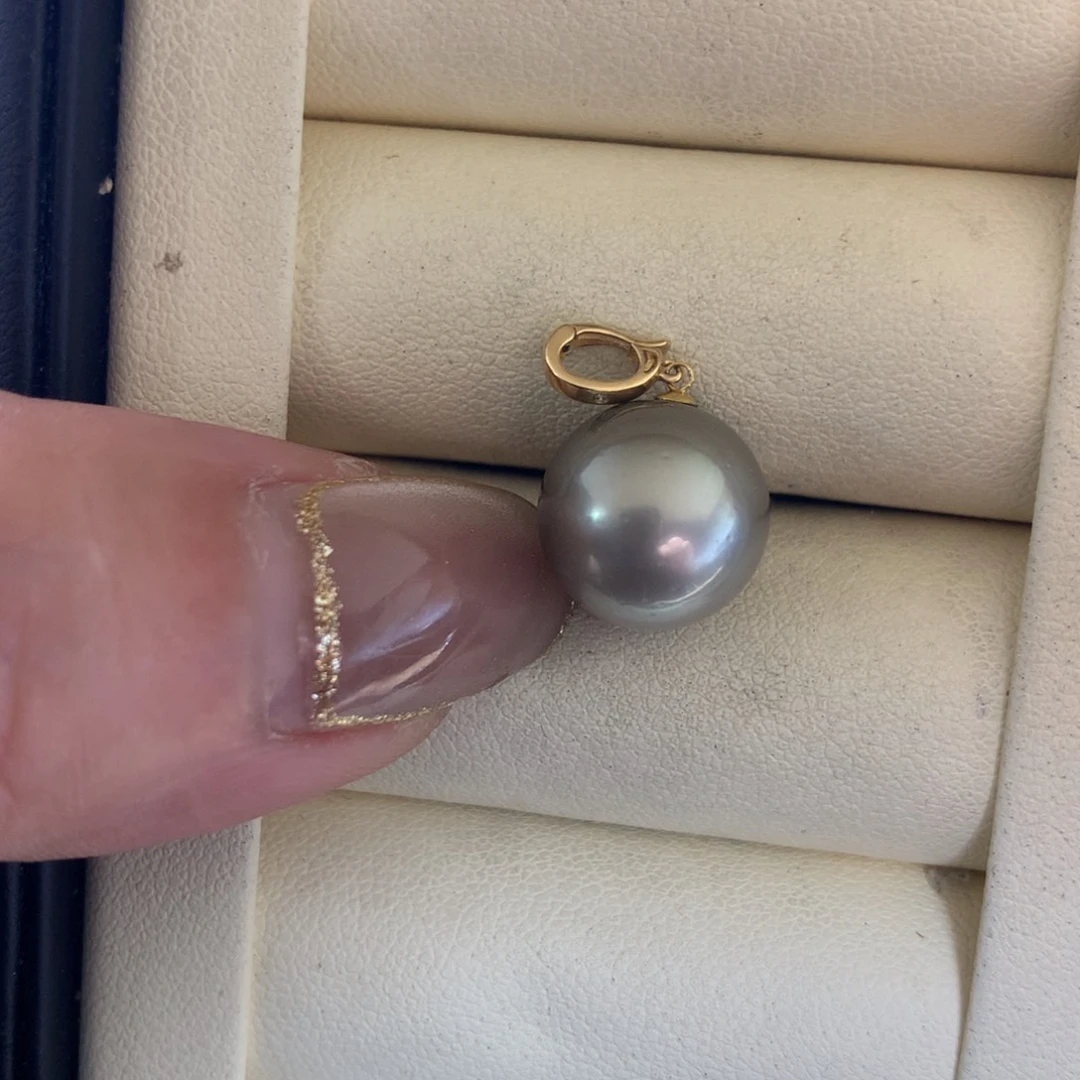 海水珍珠18K金镶嵌颈饰