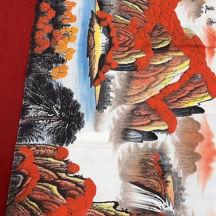 国画国画纯手工纯手绘