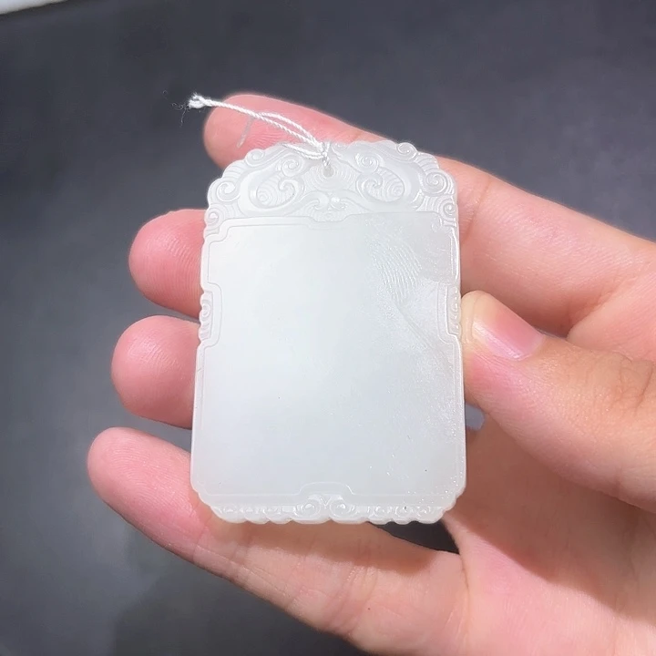 和田玉未镶嵌挂件花**埃