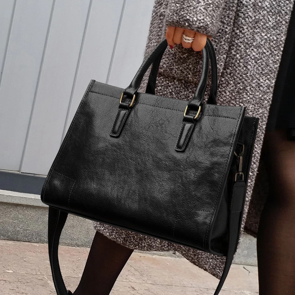 包包女款真皮大包女大容量高级感时尚手提包通勤牛皮工厂批发爆款