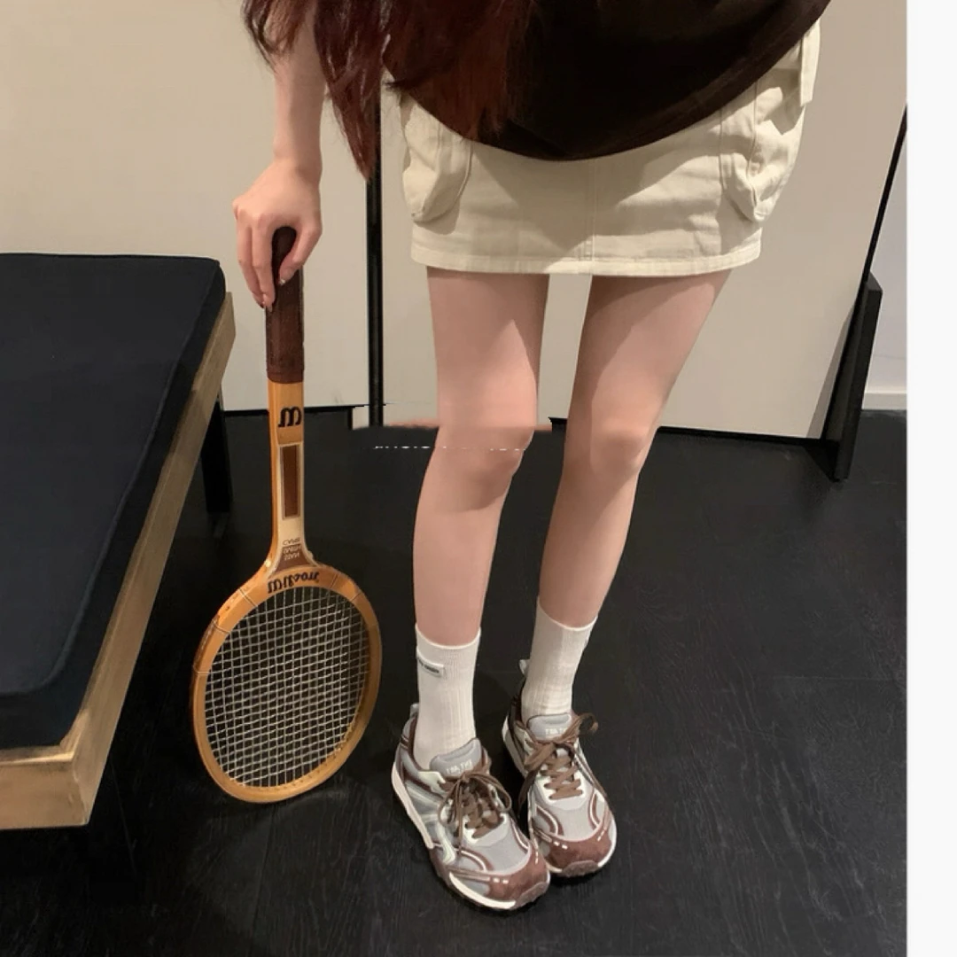 捡漏老爹鞋女秋季新款厚底增高德训鞋女6986-1