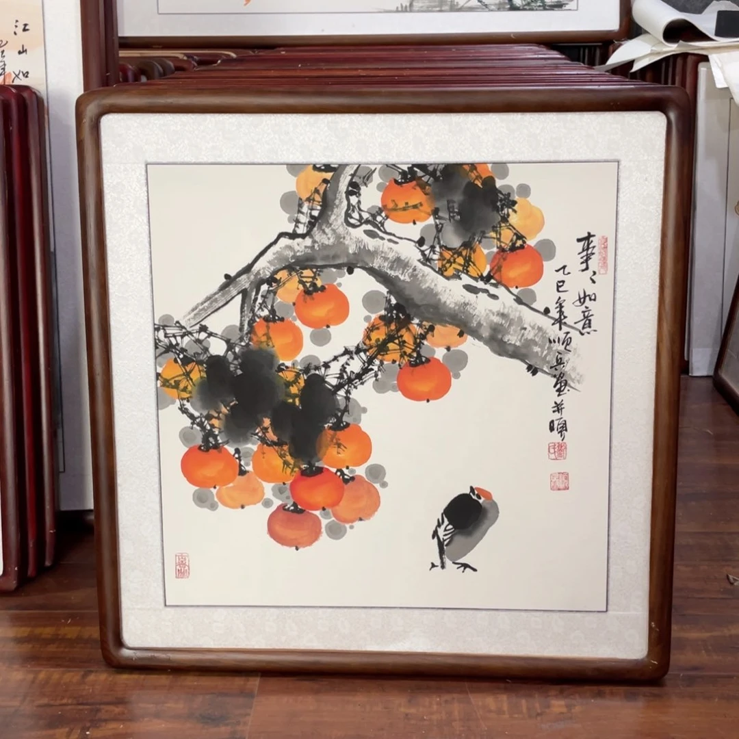 国画带框尺寸63*63厘米