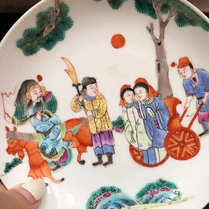 纯手工手绘小盘子