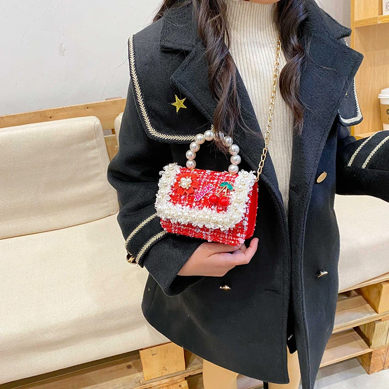 小女孩小包包链条时尚公主单肩包百搭宝宝小香风潮斜挎包可爱儿童