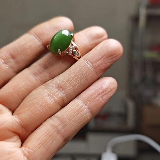 未镶嵌戒指和田玉用**M