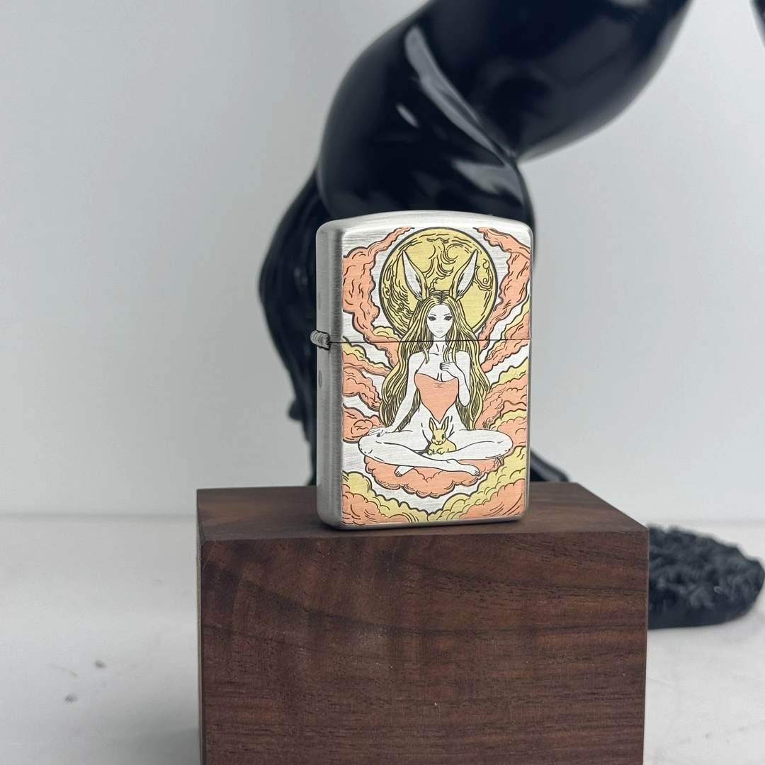 ZIPPO打火机 三色兔女郎 162盔甲打火机 DYJ1